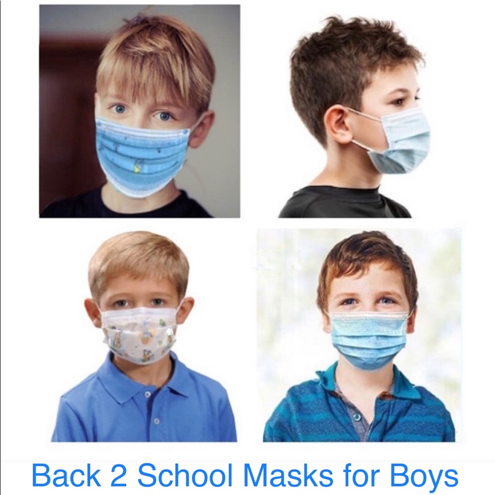 10 Protective Boys Masks - NEW